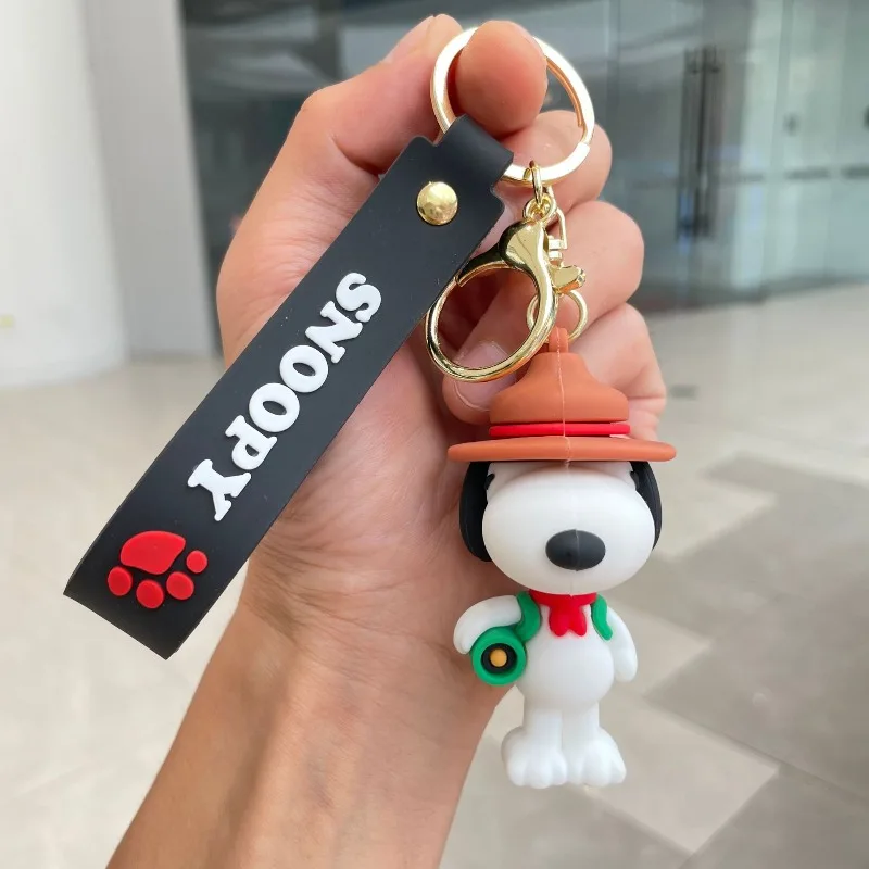 Cartoon zweite Generation Snoopy Serie Schlüsselanhänger Anhänger süße Puppe Auto Schlüsselanhänger Zubehör Paar Rucksack Schlüsselanhänger kleines Geschenk