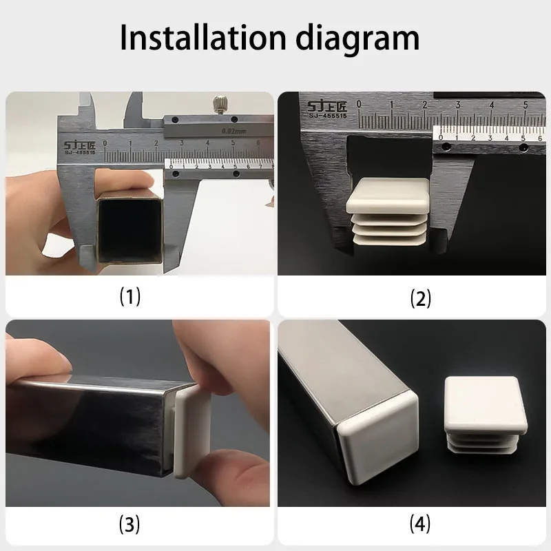 Square/Round Plug, Plastic Plug, Stainless Steel Tube Plug, Hole Plug, Waterproof Cover, Table Foot Pad, Chair Cushion Foot