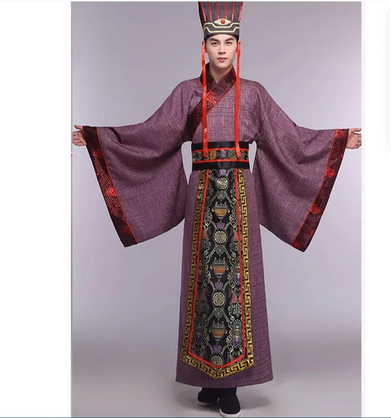 Men's Hanfu Hanfu Tang and Han Dynasty Princes' Clothing, Ministers' Official Performance Clothing, Ancient Clothing, Dresses