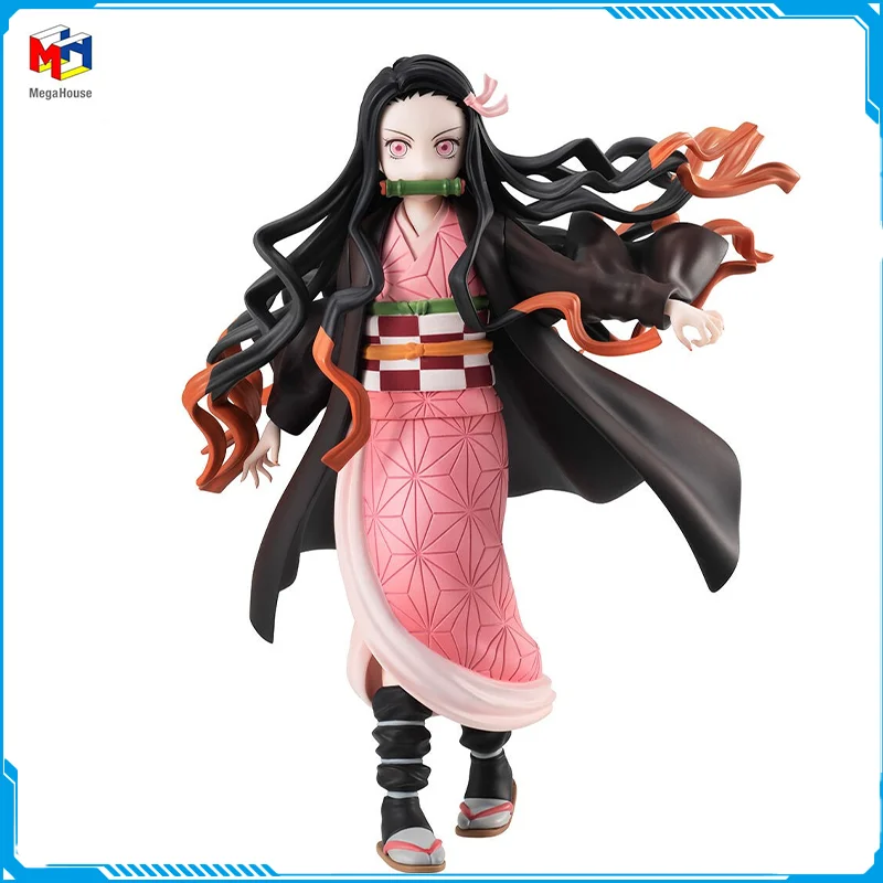 

In Stock Megahouse GALS series Demon Slayer Kamado Nezuko New Original Anime Figure Model Toy Action Figures Collection Doll PVC