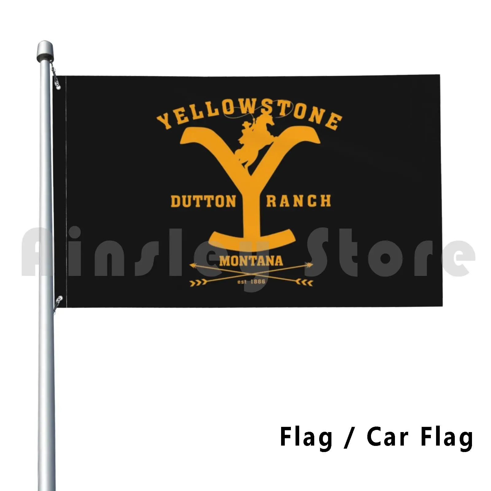 Yellowstone Dutton Ranch Outdoor Decor Flag Car Flag Yellowstone Yellowstone Dutton Yellowstone Ranch Dutton Ranch