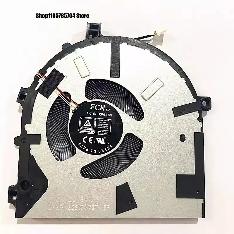 DL+New CPU Fan for Lenovo Ideapad 5 Pro-14ITL6 82L3 Pro-14ACN6 14IAP7 14ARH7 Cooling Fan 5V 0.5A 5F10S13957 5F10S13956