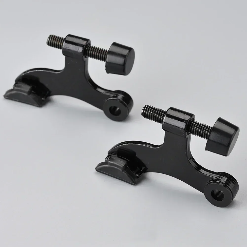 For Hinged Doors Pin Door Stopper With Rubber Bumper Adjustable Heavy Duty Replacement Tips Hardware Practical 2PCS