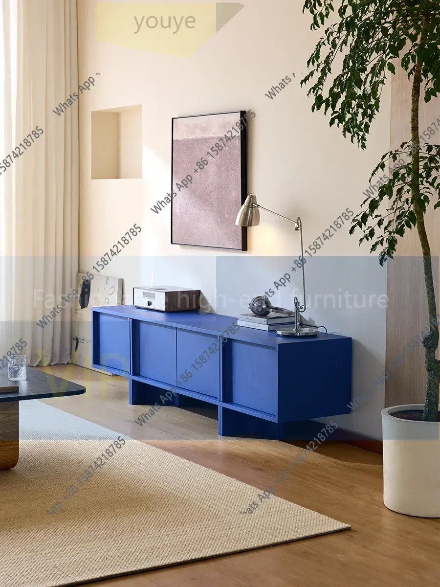 

PO X05 TV Cabinet, French Solid Wood Modern Minimalist Style, Small Apartment Living Room Household High Floor Locker