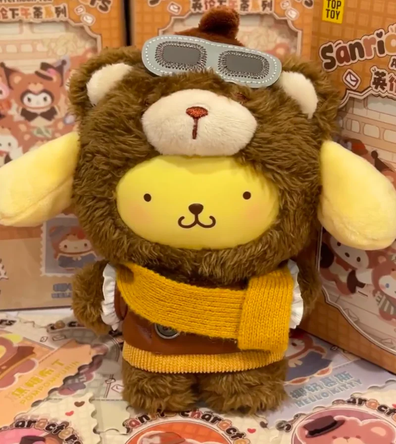 

Подлинная серия Kuromi My Melody Kitty Latte Baby Generation 2, британский послеобеденный чай, слепая коробка, подарок для девочек