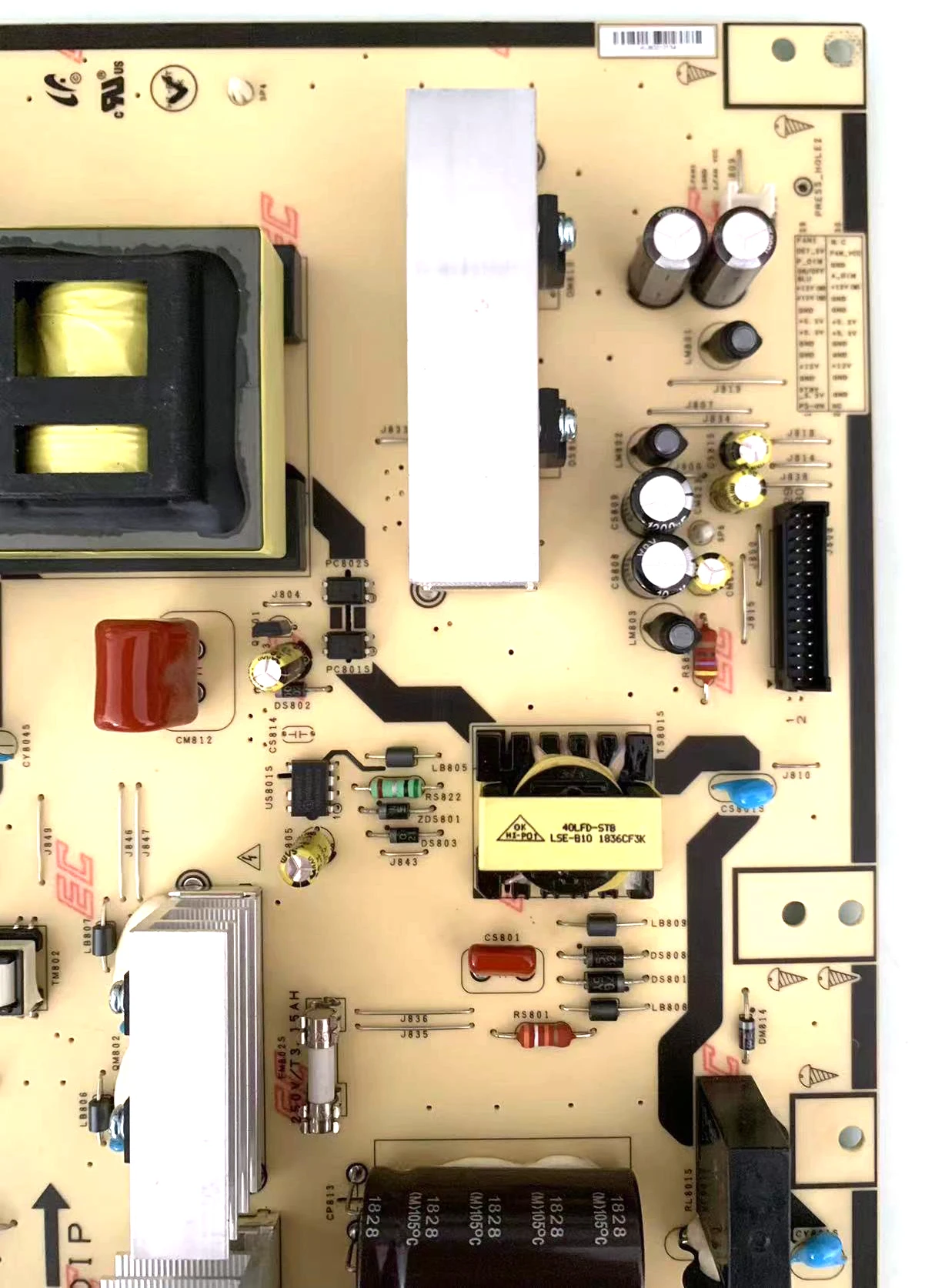 Original Genuine BN44-00478A PSLF251503L KTL LFD_SNB55 Power Supply Board is for LH55CPPLBB/ZA LH55UDCPLBB/ZA LH55UDDPLBB/ZA TV