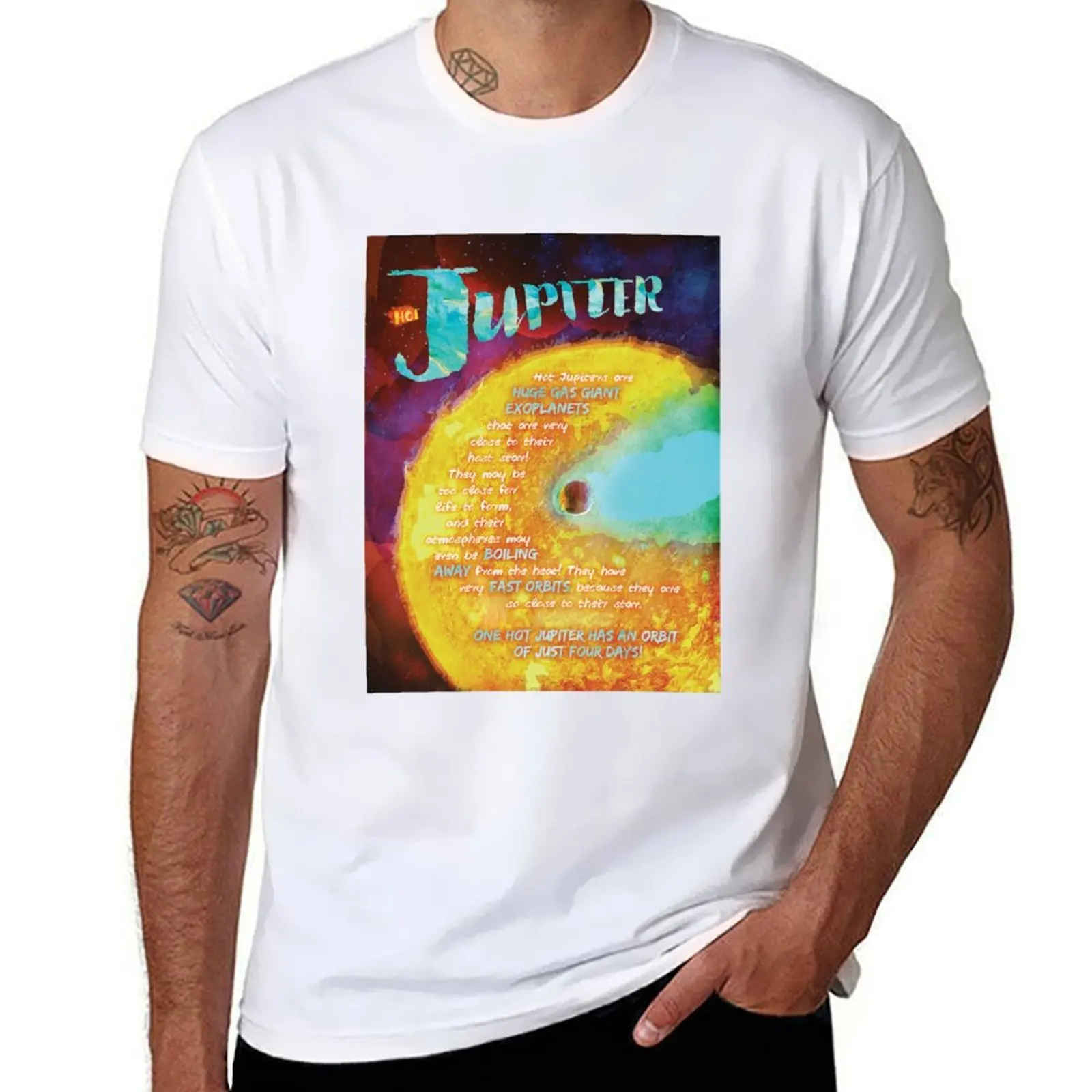 

Hot Jupiter T-Shirt t shirt man cotton t shirts with prints T-Shirt