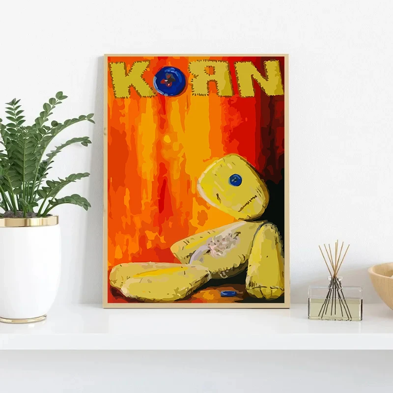 Korn Rock Band Music Posters and Prints Canvas Painting Wall Art Pictures for Modern Family Bedroom Club Bar Room Decor Gift