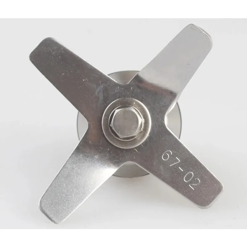 767 800 Stainless Steel Hardened Six Mixing and Cutting TWK-767 TM-800 Blades Knife Ice Crusher Blades Blender Spare Parts 67-02