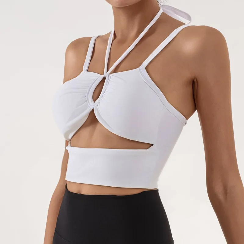 Sportovní podprsenka Cloud Rise Orange pro dívky, tělocvičnu, jógu, krátký top, ženy, cvičení, fitness, spodní prádlo, tréninkové vesty, trička, běhání, sportovní oblečení - náhled 5