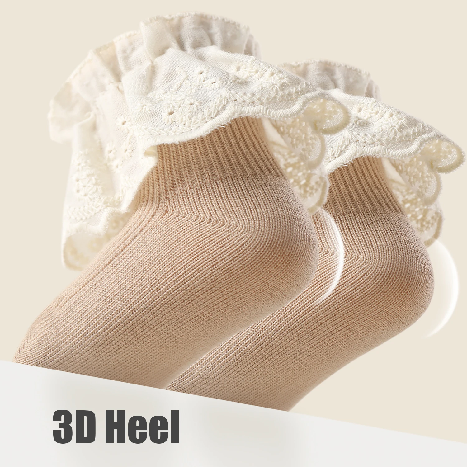 Baby Girls Socks Princess Lace Kids Socks For Girls Warm Children Girls Socks Newborn Tube Socks For 0-5Years