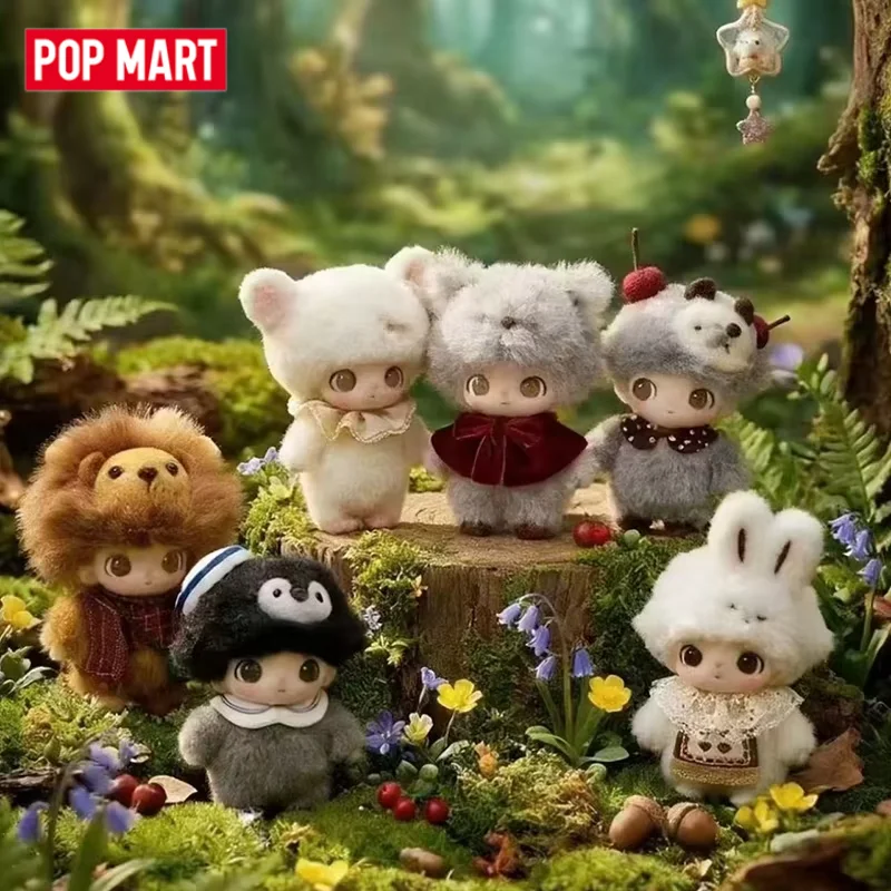 POP MART DIMOO The Secret Theatre Club Series Colgante de Vinilo y Peluche Caja Misteriosa Original Blind Box Juguetes Sorpresa Figura de Anime