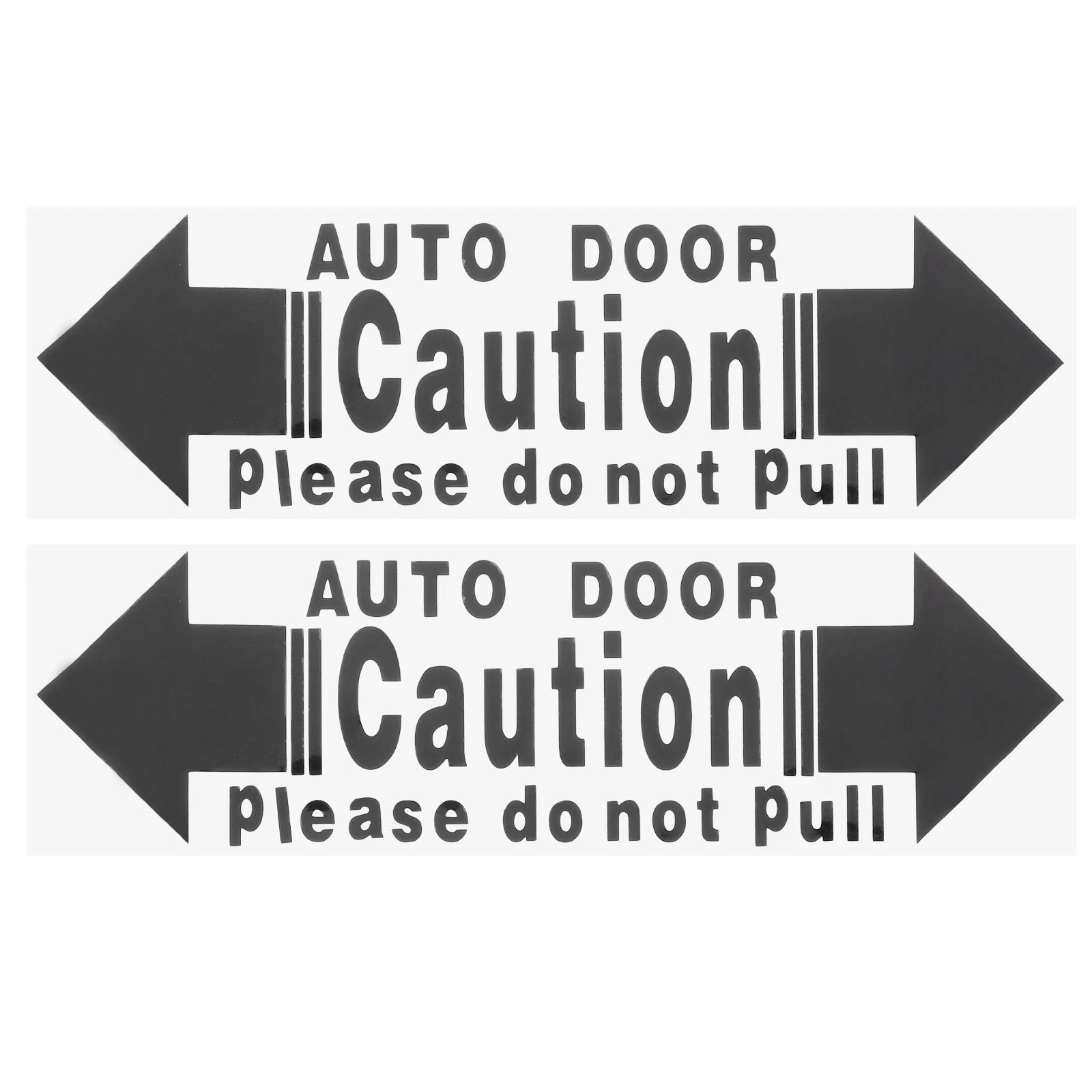 

2pcs Reminder Stickers Decals Protect Vehicle Warning Car Door Sticker Door Open Caution For Car Truck Trailer