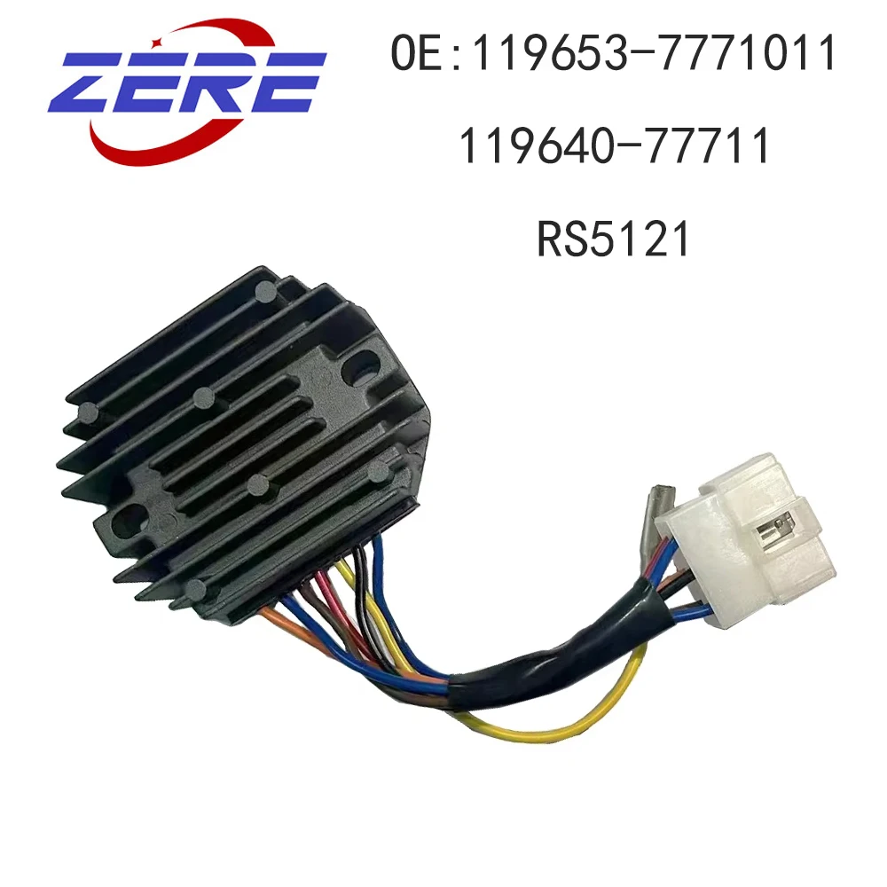 ZERE 119653-7771011 119640-77711 RS5121 Motorcycle Voltage Regulator Current Rectifier For Komatsu Yanmar