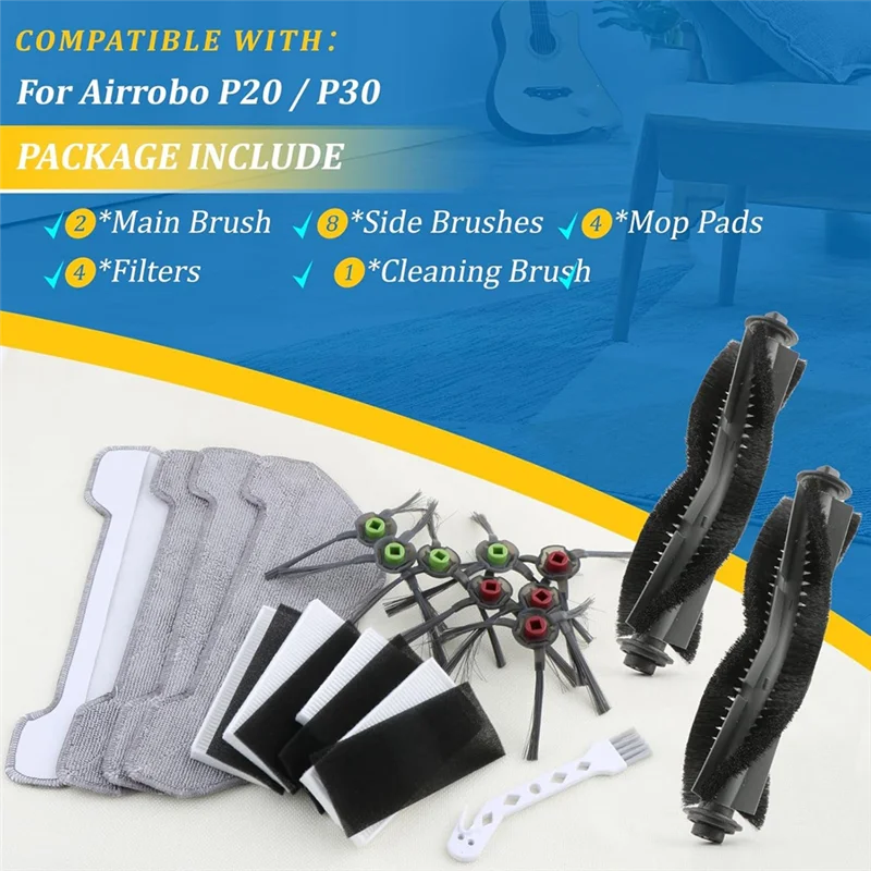 A83X-para Airrobo P20/P30 repuestos de aspiradora juego de accesorios piezas de repuesto