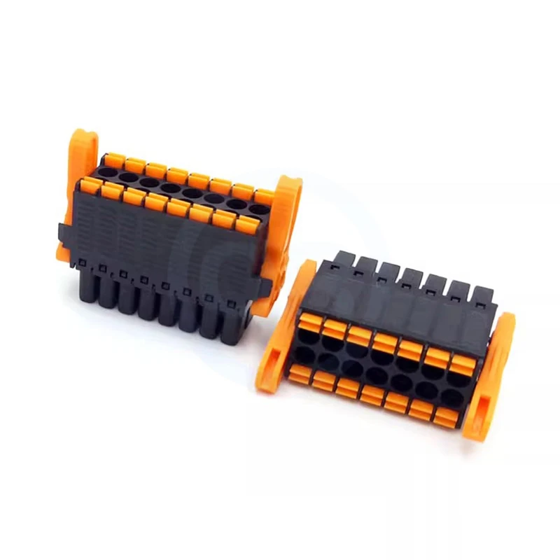 (1 Set) 15EDGKNHG - 3.5mm Spring Loaded Terminal Block PLC Module Terminal Block Servo Drive Connector 2*2P~2*18P