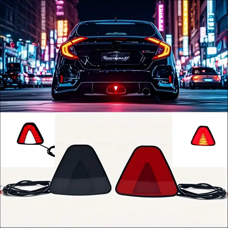 Style Brake Light LED Car Tail Lamp Universal Sequential Indicator High Brightness for Enhanced Safety in Night Environments
