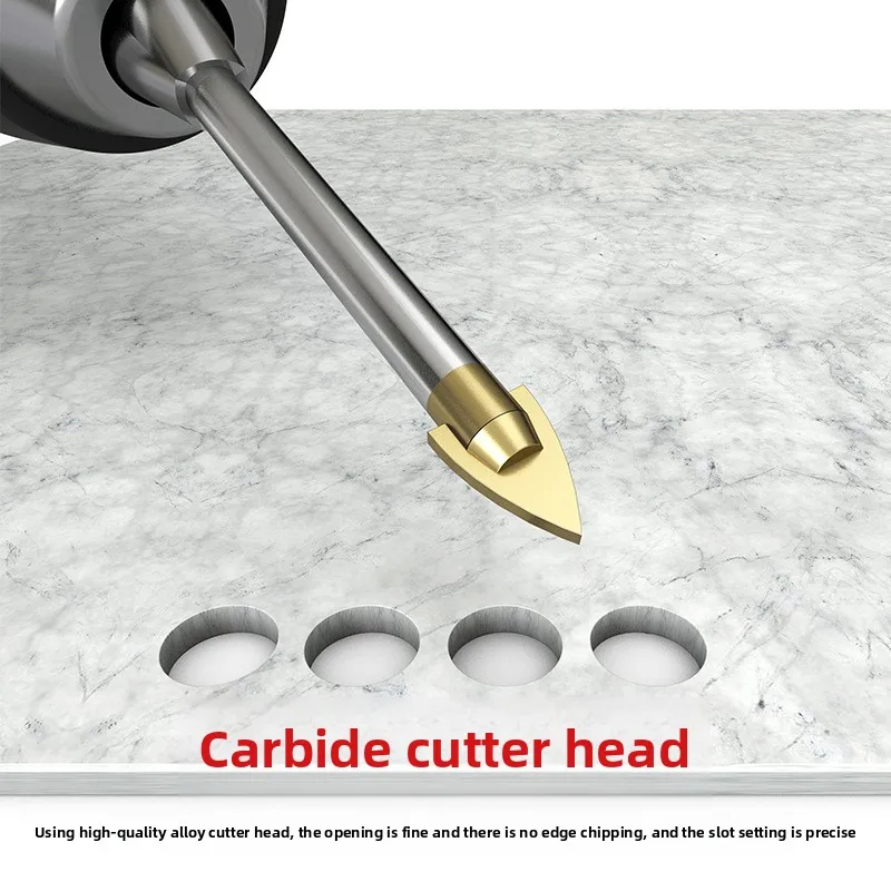 Alloy triangle, ceramic glass, cement wall tiles, marble, open drill bits