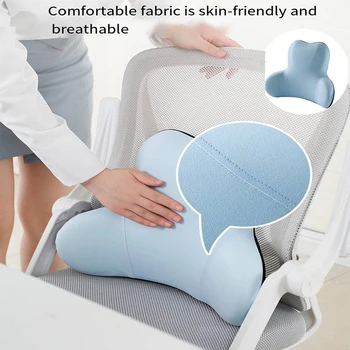 Office Lumbar Support Cushion Car Seat Lumbar Support Back Cushion Cushion Car Supplies Memory Foam Support Lumbar Pillow