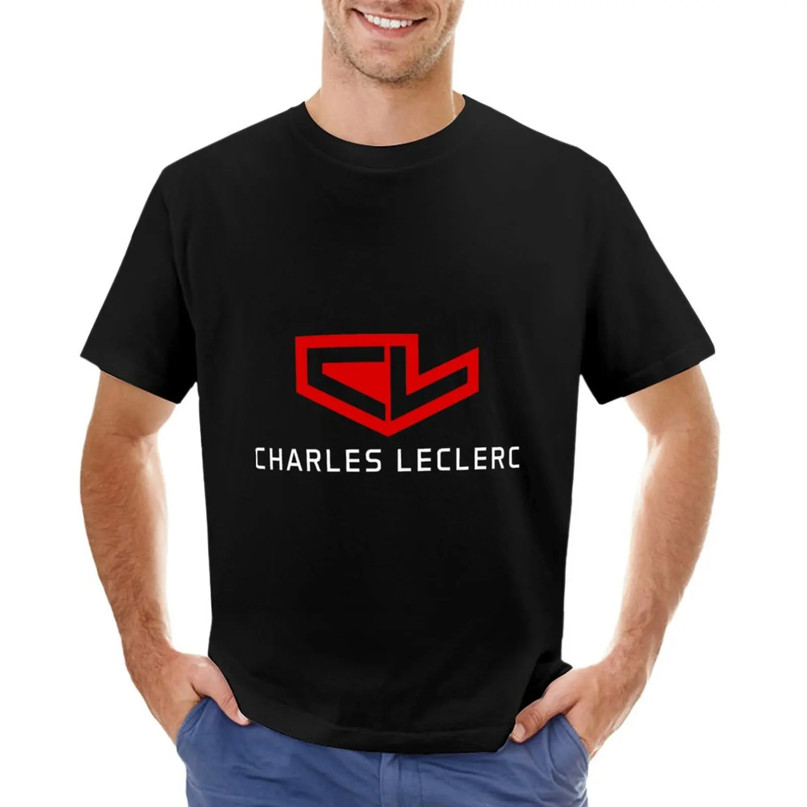 F1 - Charles Leclerc CL Classic T T-shirt plain tees oversizeds mens graphic t-shirts anime