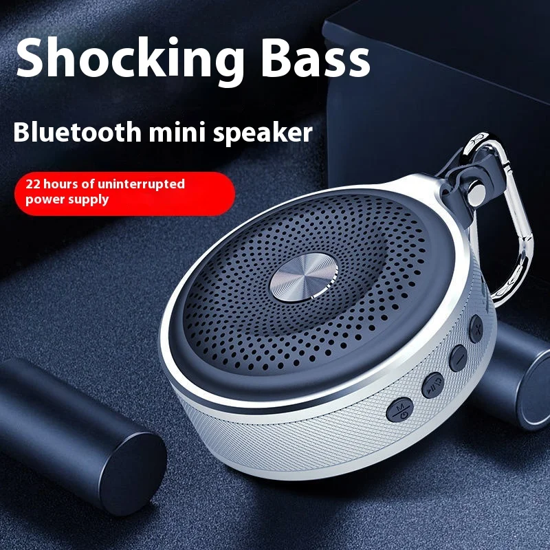 

Мини-динамик Bluetooth, уличный Hi-Fi сабвуфер, портативный музыкальный звуковой ящик, TF-карта, MP3-плеер, громкоговоритель, беспроводной динамик высокой громкости