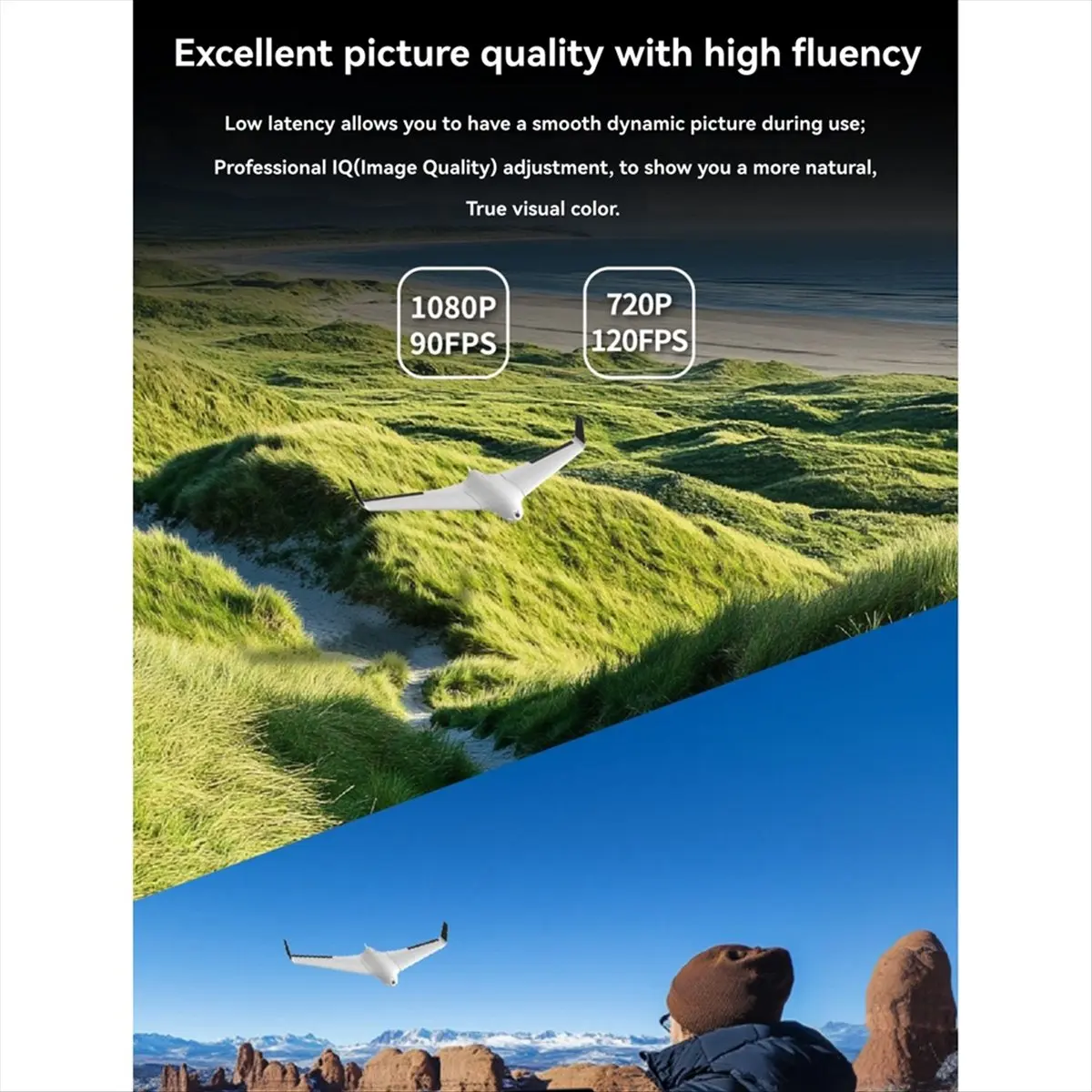 A72Z For WiFiLink2 HD VTX Digital FPV Transmitter Based on OpenIPC with 1080P FOV 160° FPV Camera for FPV RC Drone