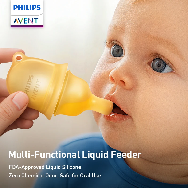 Philips Avent Multi-Functional Baby Feeder Anti-Aspiration Food Grade Silicone BPA Free Infant Feeding Tool