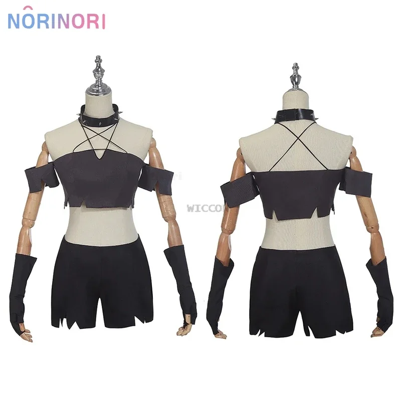 คอสเพลย์ hellvua loona คอสเพลย์เจ้านายเซ็กซี่น่ารักชุดเครื่องแบบปีศาจชุดคอสเพลย์ชุดปาร์ตี้ฮาโลวีน