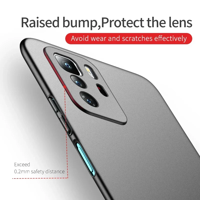For POCO X3 GT Hard PC Shockproof Cover Lightweight Ultra Slim Matte Case For XIAOMI POCO X3 GT Covers