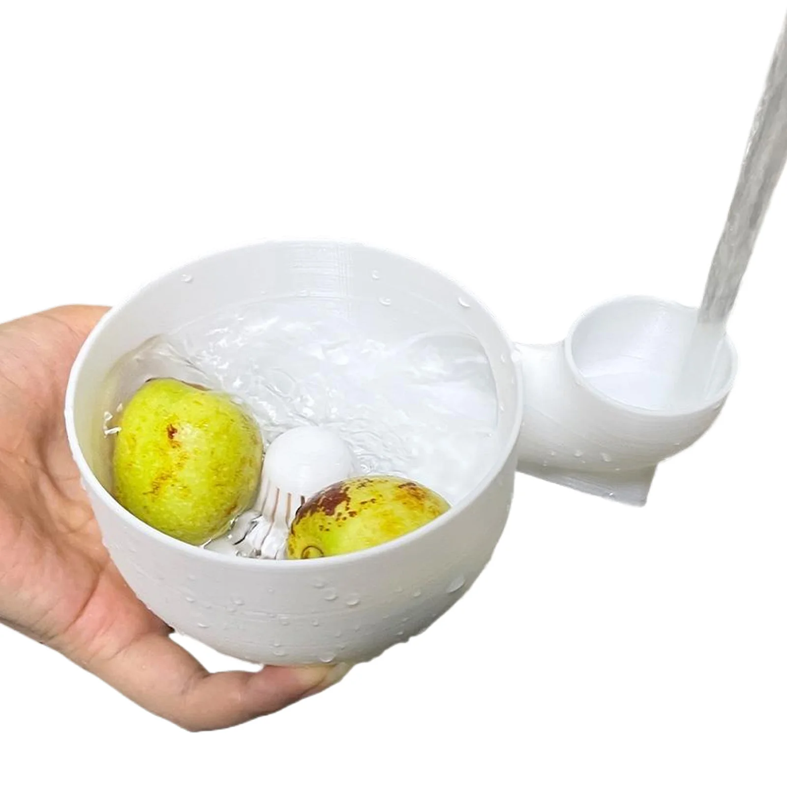 Portable Fruit Wash Bowl Automatic Vegetable and Fruit Washer for Home Kitchen Meal Prep