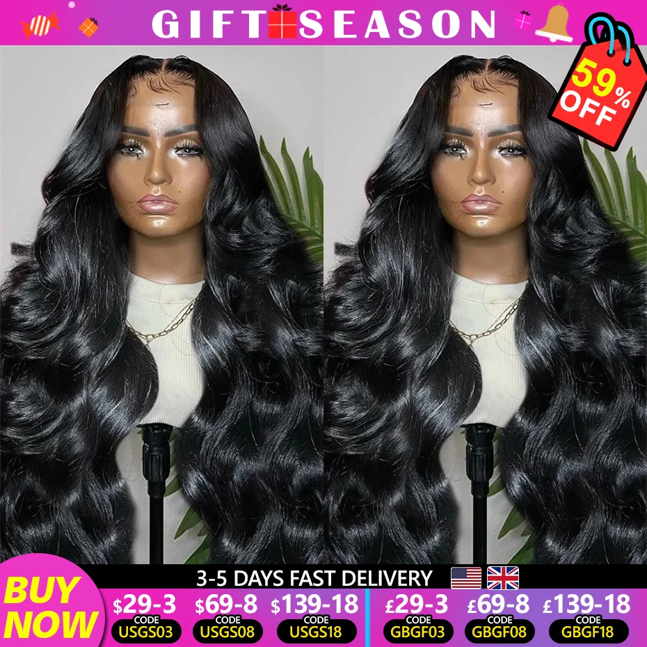 Jarin Hair 180 Density 13x6 Body Wave Lace Front Human Hair Wig Brazilian 30 32 Inch 13x4 Hd Lace Frontal Wigs   For Women