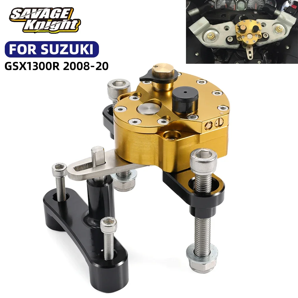 For SUZUKI GSX1300R HAYABUSA Steering Damper Stabilizer GSX 1300R Motorcycle Accessories Reversed Safe Handlebar Riser Bracket