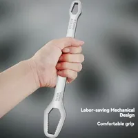 Multi-functional Wrench Double-ended Universal Wrench Self-tightening Wrench Suitable for A Variety of Nuts Quick Hand Tool