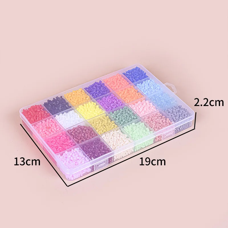 13000pcs 2.6mm Aperture Mini  Hama Beads Perler Fuse Iron Beads  DIY Early Education Craft Toys  Puzzles Birthday Gift