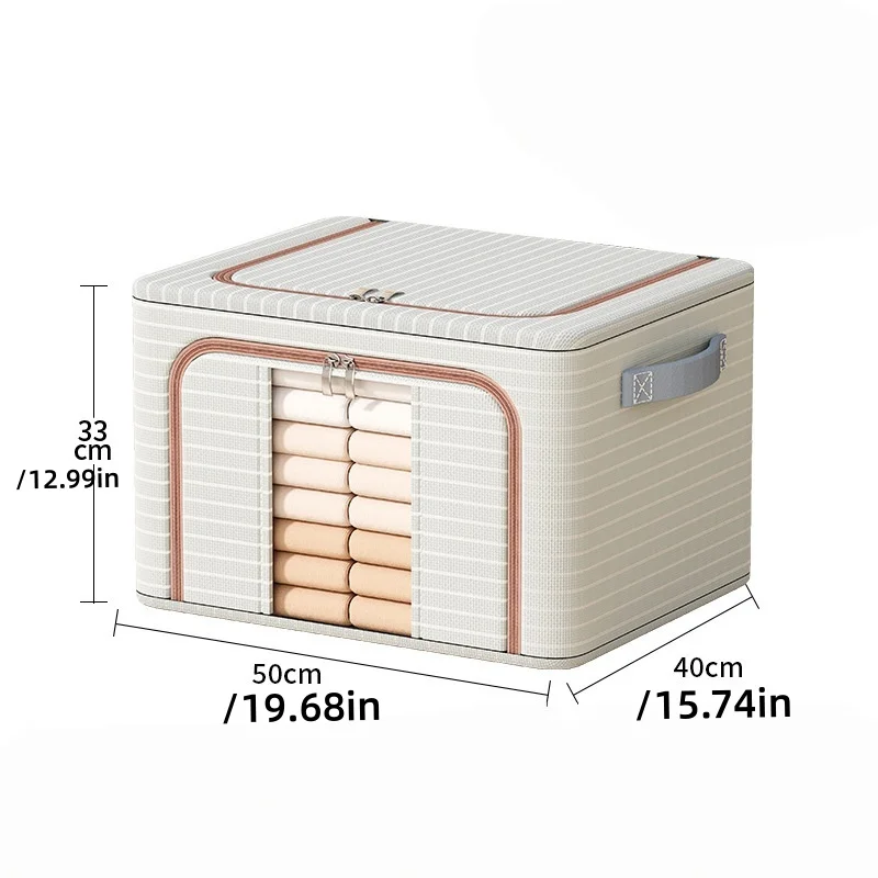 1pc Folding Storage Organizer Storage Box Clothing Large Capacity Down Jacket Quilt Clothing Stowing Tidying Home Organiza