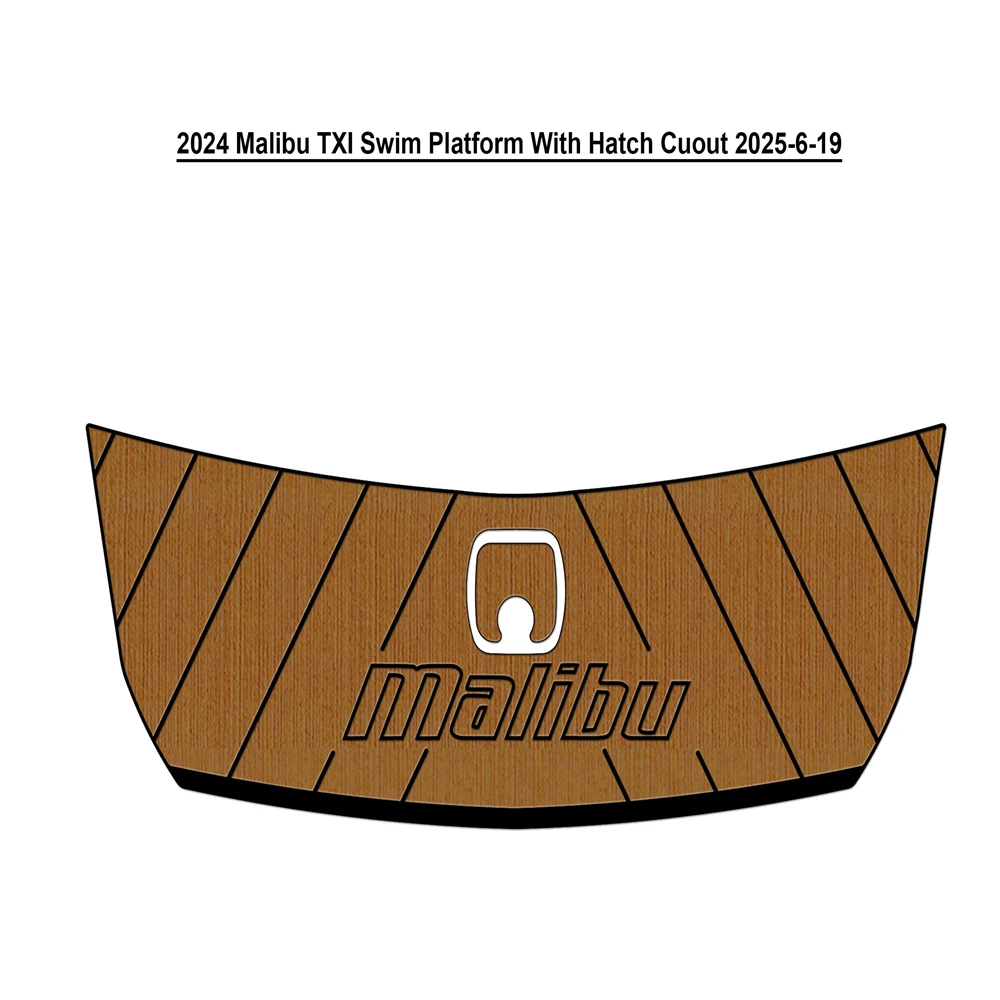 

2024 Malibu TXI Swim Platform With Hatch Cuout Pad Boat EVA Teak Floor SeaDek Gatorstep Style Self Adhesive dwbhugfuyry56ryy