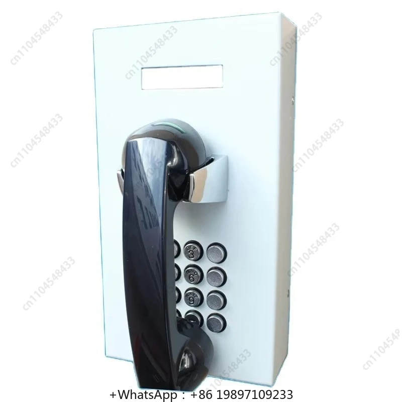 

Vandal-Proof VoIP IP55 Dial Speed Emergency Button Dust-Proof SIP Jail Phone Corded Telephone