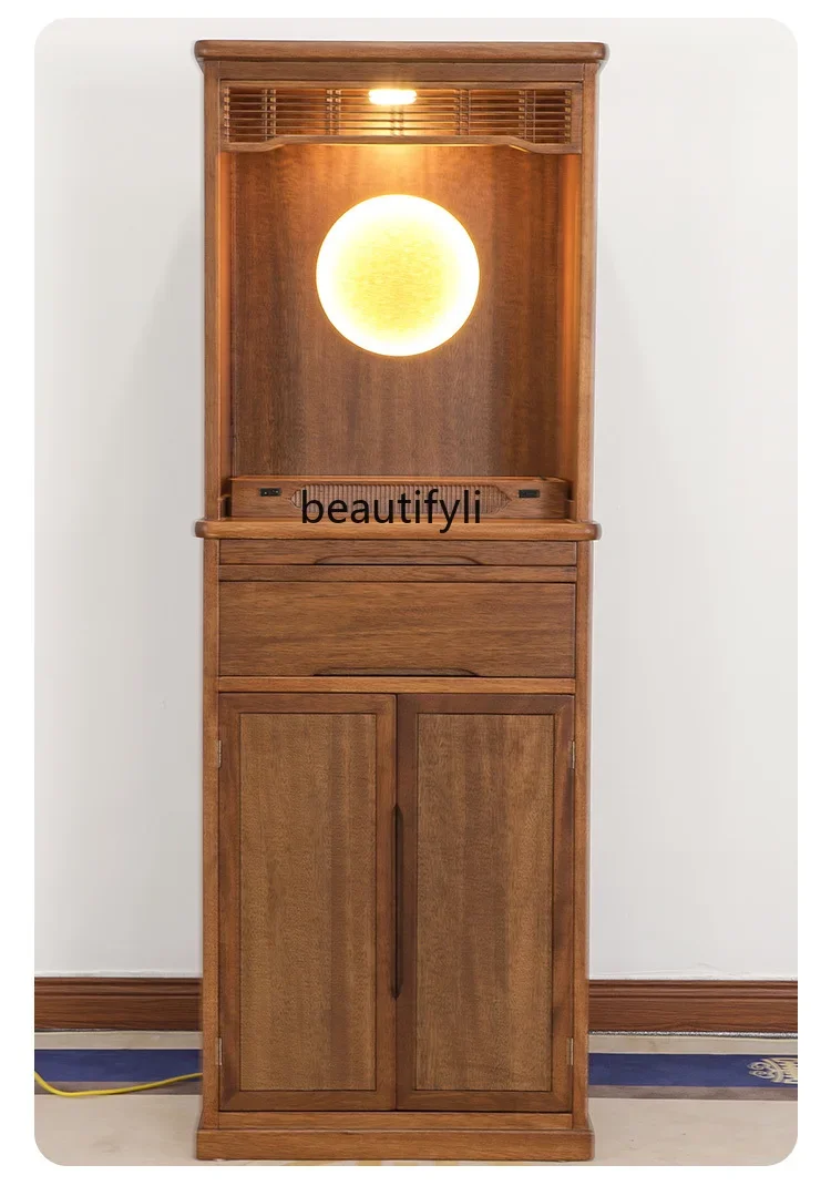 

Solid Wood Buddha Niche New Chinese Style Clothes Closet Altar Buddha Shrine Buddha Cabinet Altar Altar
