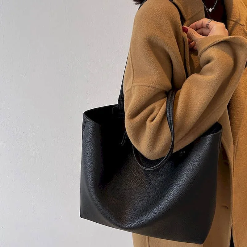 

High Quality Totes For Women Large Capacity Fashion Tote Shoulder Bag Commuting Office Shopping Bags Female 2025 New In Trendy