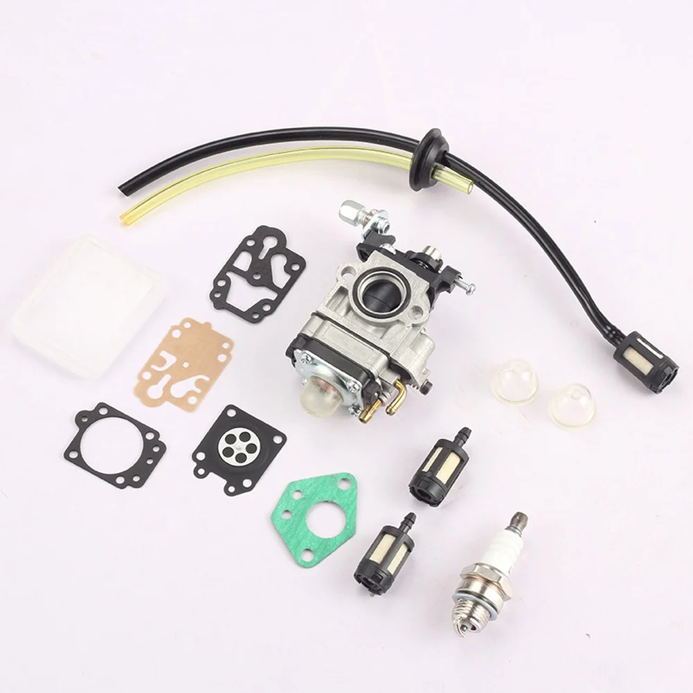 

Комплект карбюратора, деталей зажигания, воздушного фильтра и топливной магистрали для 2-тактных газонокосилок и садового электроинструмента, сменные комплектующие