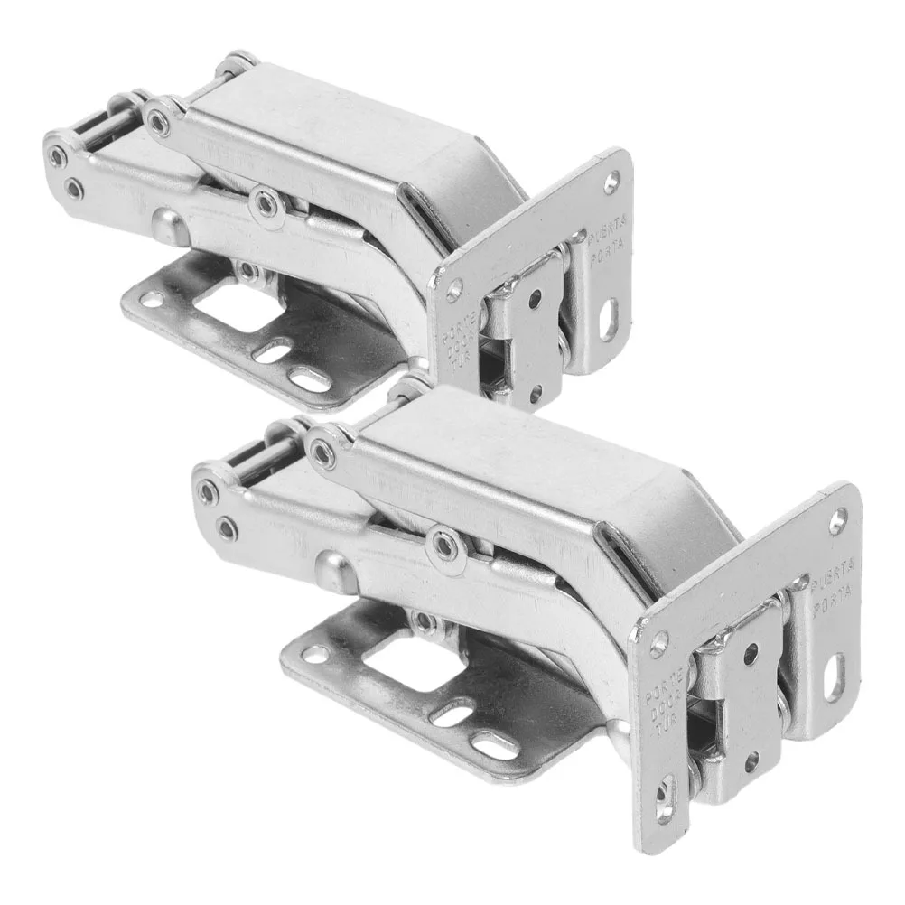 2 قطعة المفصلي المخفي الثقيلة 170 درجة قابل للتعديل لأبواب النار أبواب الرخام فلوش جبل الأجهزة الباب المخفية #4