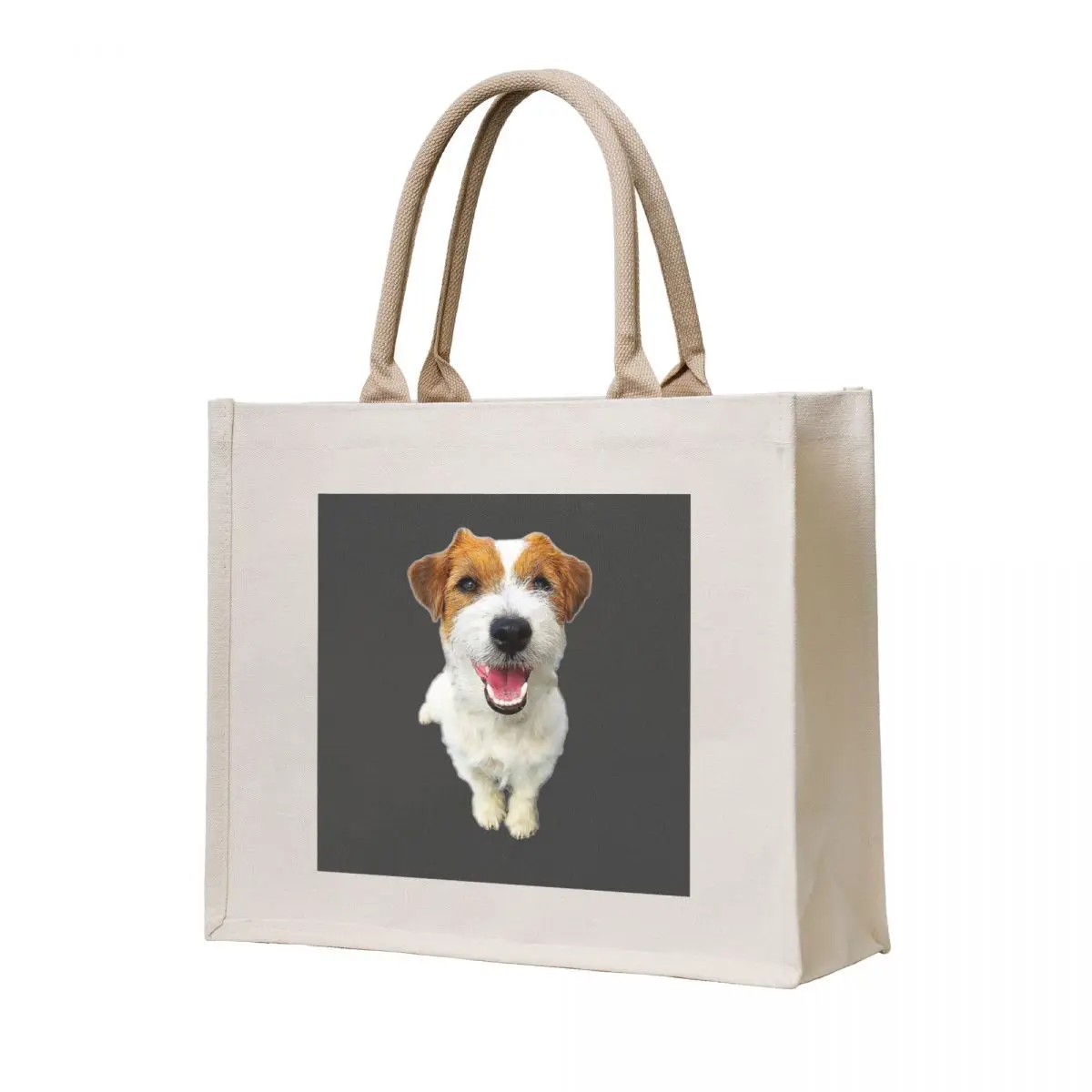 

Jack Russell Terrier Cute Face Puppy Dog Tote Bag Women's handbag free delivery bags shopper bags canvas tote