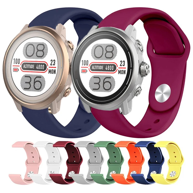 Silicone Band For For COROS APEX 46mm 42mm APEX 2 2Pro Soft Sports Watch Strap Men Women Bracelet For COROS PACE 3 PACE2 Correa