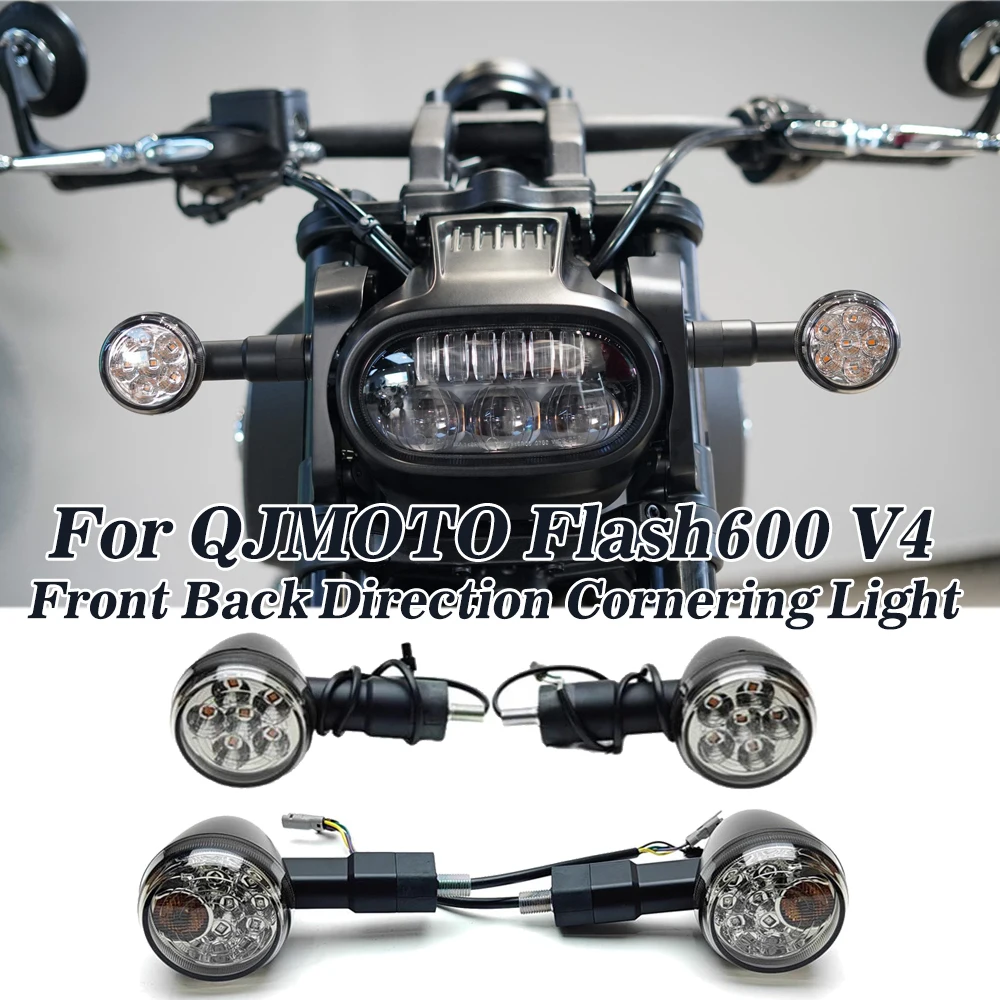 

For QJMOTO Flash600 Flash 600 V4 Left Right Cornering Light Front Back Direction Light Indicator Double Flashing Light