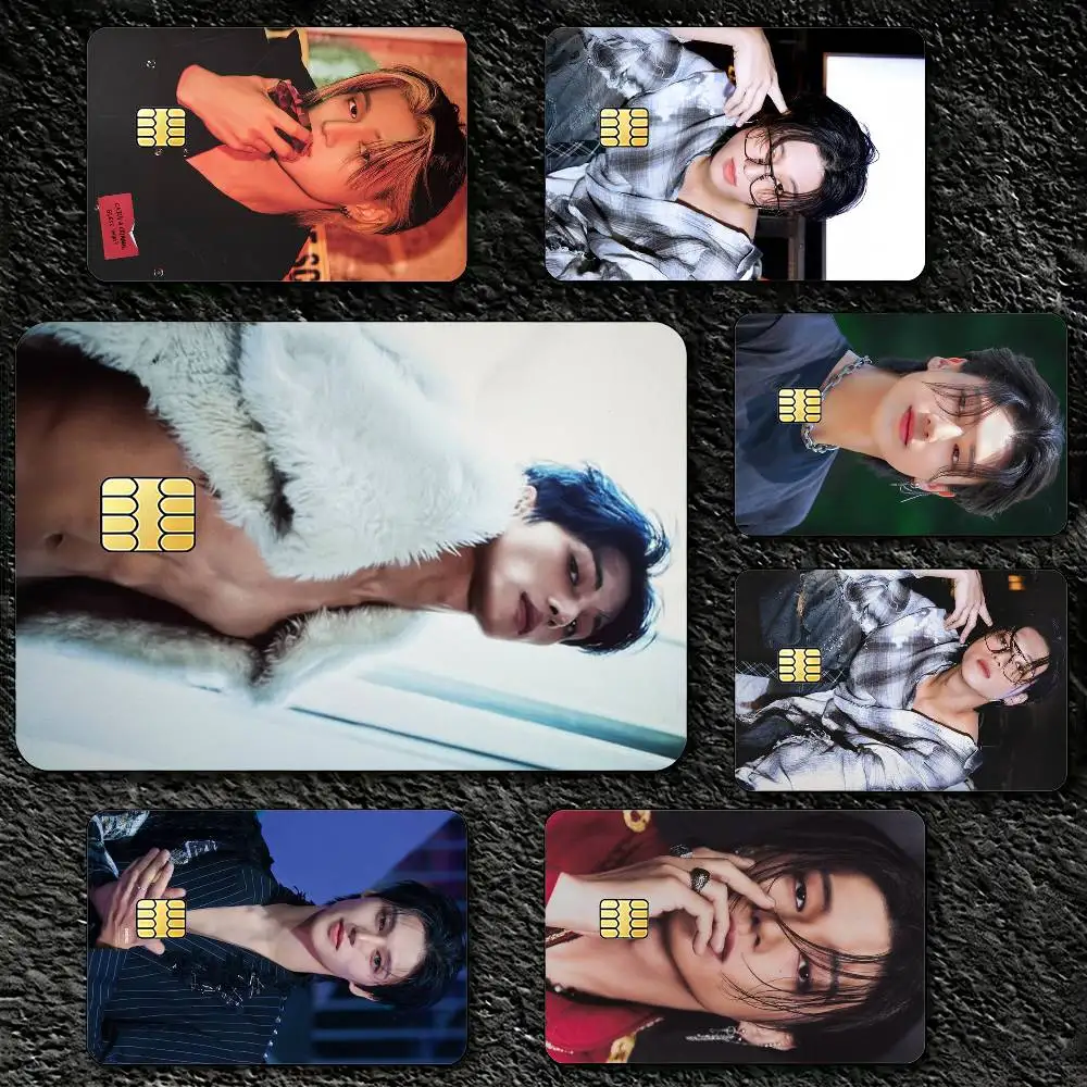 

J-Jung W-Woo Y-Young BlackCat Sticker Decoration Creative Bank Card Bus Metro Waterproof Sticker