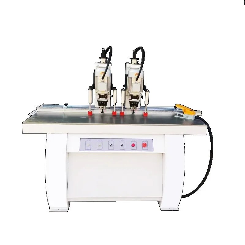 Woodworking Drilling Double Head Hinge Boring Machine 21 Spindle Line Boring Machine