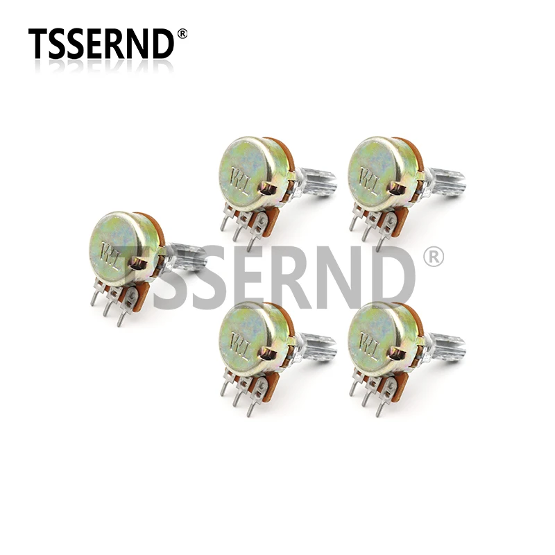 5pcs WH148 3PIN 20 มม.Potentiometer B1K-B1M ohm B1K B2K B5K B10K B20K B50K B100K B500K B1M 1K 2K 5K 10K 50K 100K 500K 1M