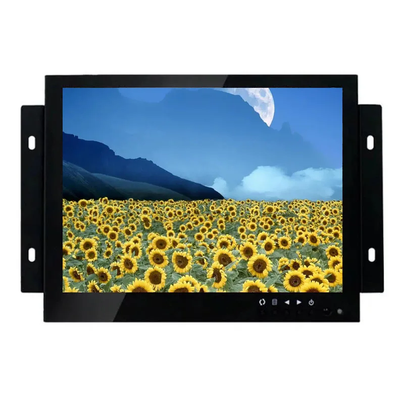 10-inch lcd monitor Open Frame Industrial monitor with VGA AV BNC HDMI 4:3 display