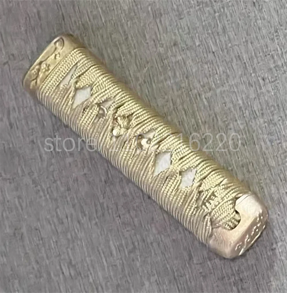 High Quality 15cm Tsuka Handle Hilt Copper Brass Fuchi Kashira Menuki For Japan Real Japanese Samurai Katana Sword Fittings Nice