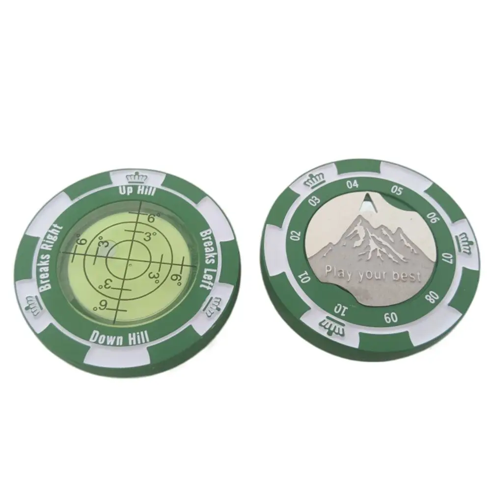 High Precision Golf Tools Leveler Training Tool Ball Marker Golf Slope Meter Green Reader Versatile Design Golf Spirit Level